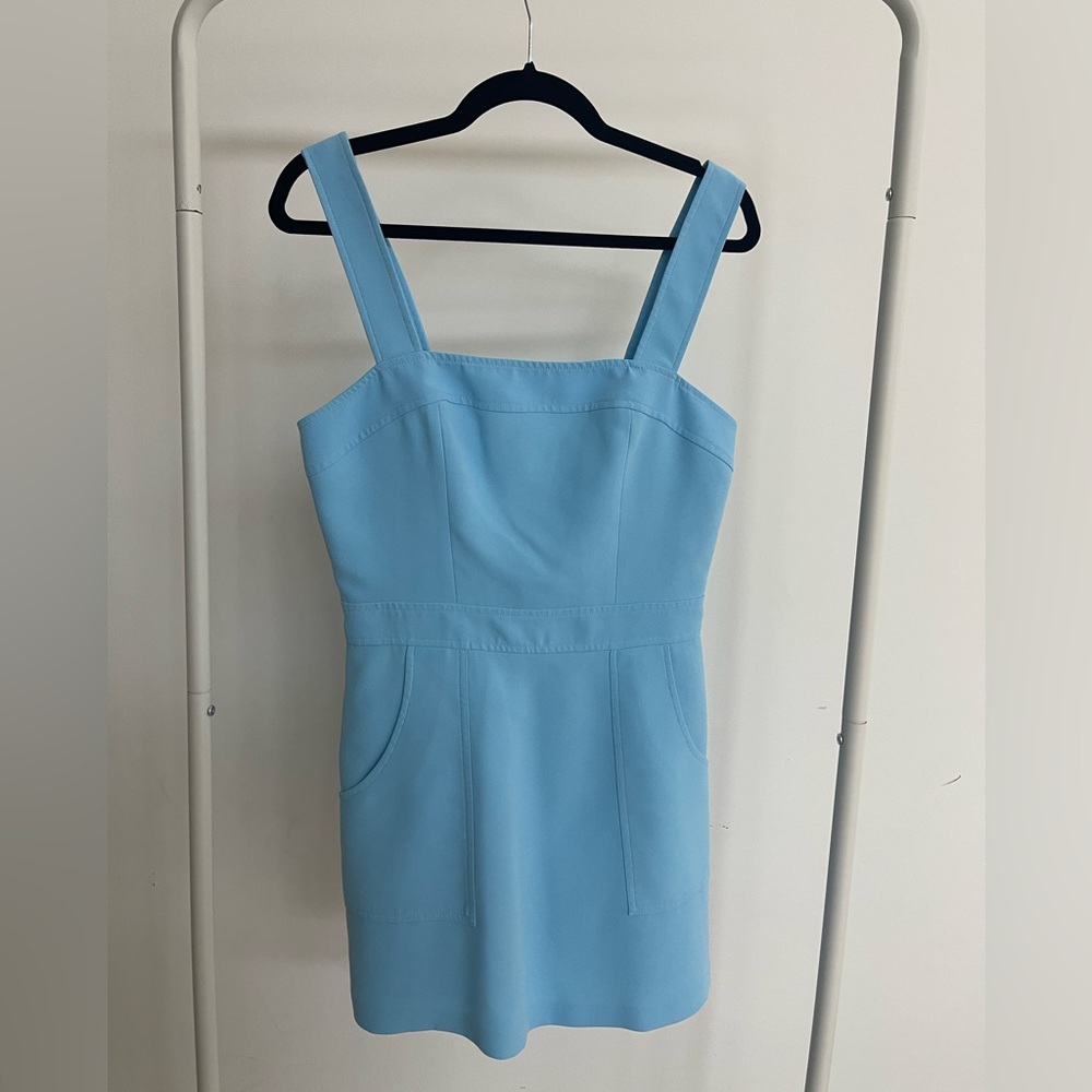 Amanda Uprichard Light Blue Mini Dress